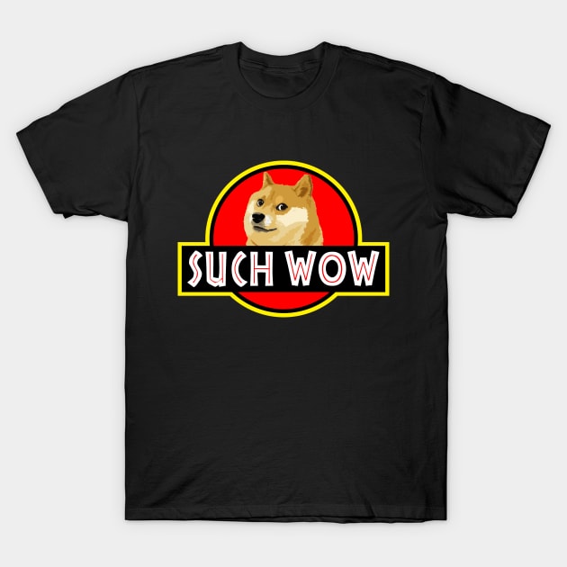 Jurassic DOGE T-Shirt by TEEVEETEES